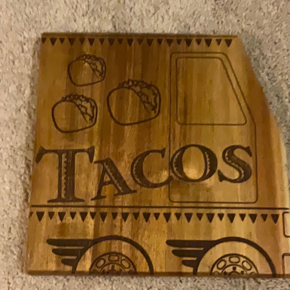 NWT Taco Truck Cutting/ Serving board